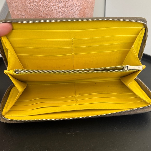 Celine Drummed Calfskin Zip Wallet - Picture 14 of 17